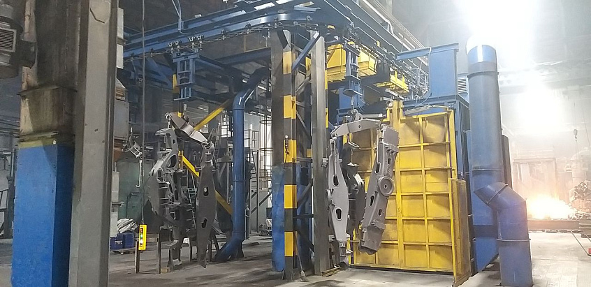 ОАО ВКМ-СТАЛЬ ввел в эксплуатацию дробеметную установку STEM