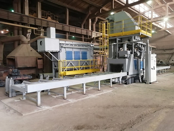 Запуск на АО Муромский стрелочный завод новой дробеметной установки STEM