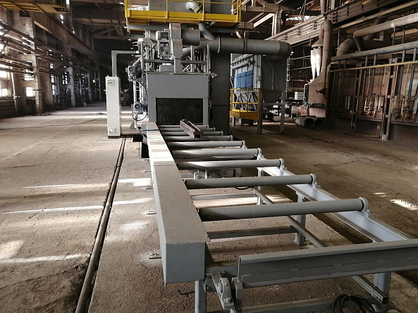 Запуск на АО Муромский стрелочный завод новой дробеметной установки STEM