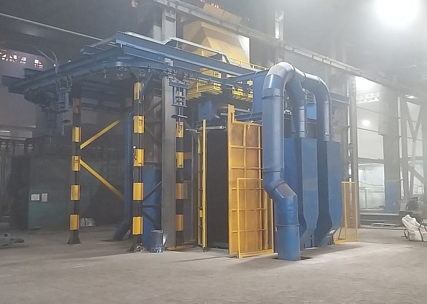 ОАО ВКМ-СТАЛЬ ввел в эксплуатацию дробеметную установку STEM