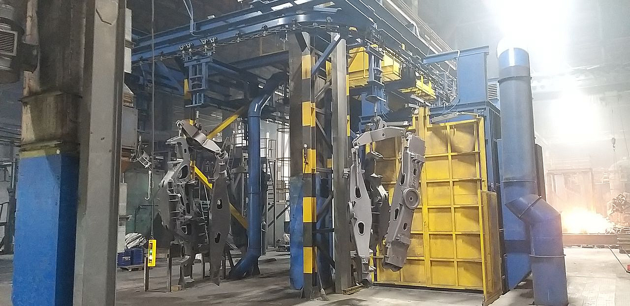 ОАО ВКМ-СТАЛЬ ввел в эксплуатацию дробеметную установку STEM