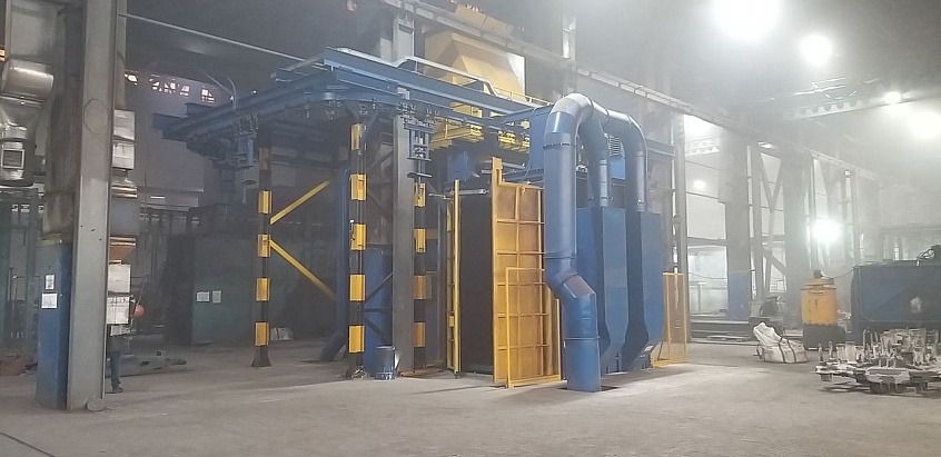 ОАО ВКМ-СТАЛЬ ввел в эксплуатацию дробеметную установку STEM