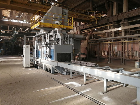 Запуск на АО Муромский стрелочный завод новой дробеметной установки STEM