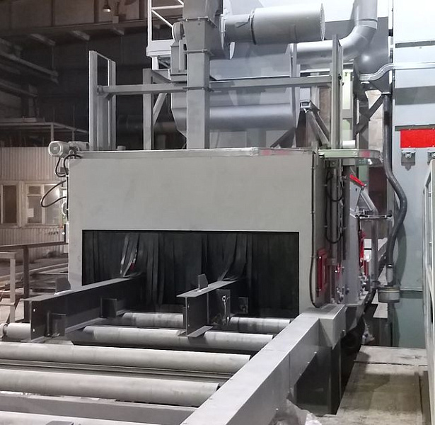 Запуск на ООО УЗМК новой  дробеметной установки STEM